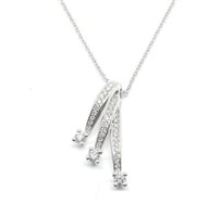 Collana Recarlo Donna Eternity in Oro bianco Diamante 0.44 Ct P02TC679/045 - P02TC679/045